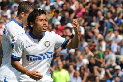 長友がアジア国際最優秀選手に選出