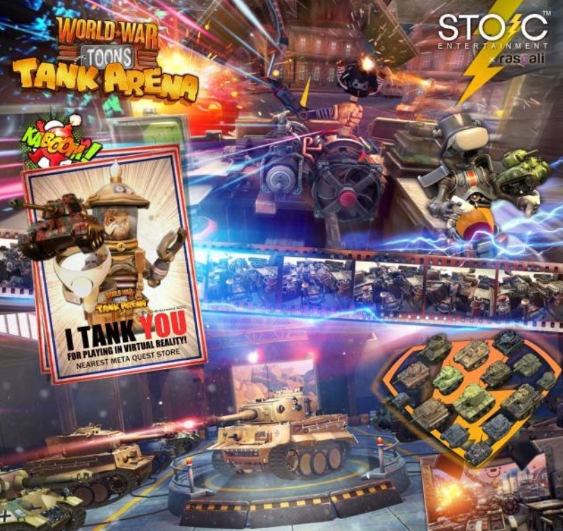 「ワールドウォーターンズ：タンクアリーナVR」(c)MONEYTODAY