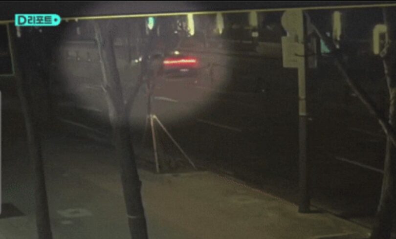 事故当時の様子を伝えるSBS放送の画面キャプチャー(c)news1