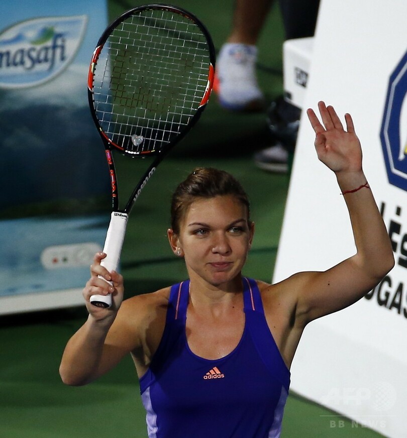 ハレプがマカロワに辛勝、ドバイ・テニス選手権