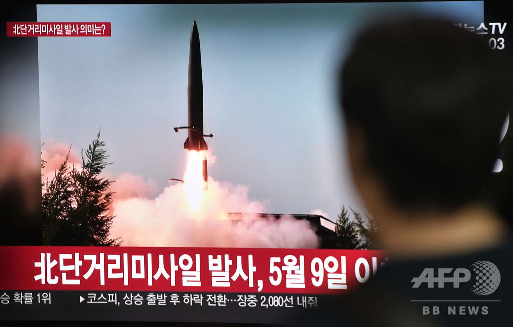 北朝鮮の飛翔体は短距離ミサイル、韓国軍 北朝鮮の飛翔体は短距離ミサイル、韓国軍