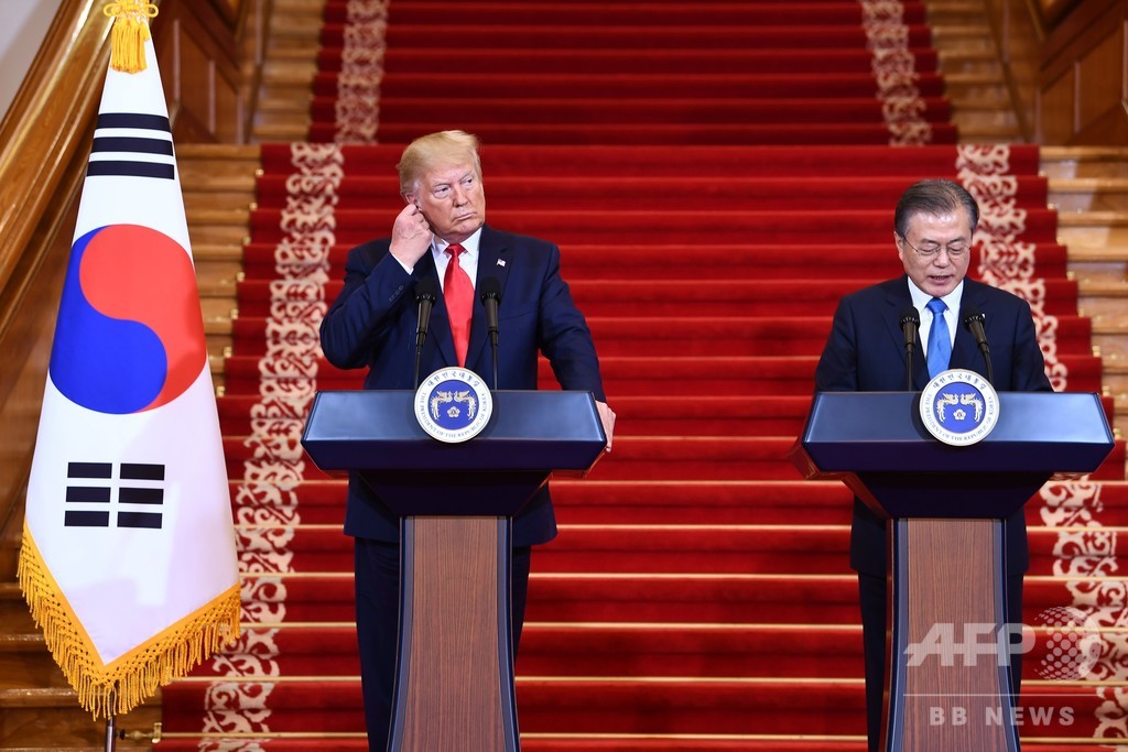 トランプ大統領、金正恩氏と板門店で面会へ「とても楽しみ」 トランプ大統領、金正恩氏と板門店で面会へ「とても楽しみ」