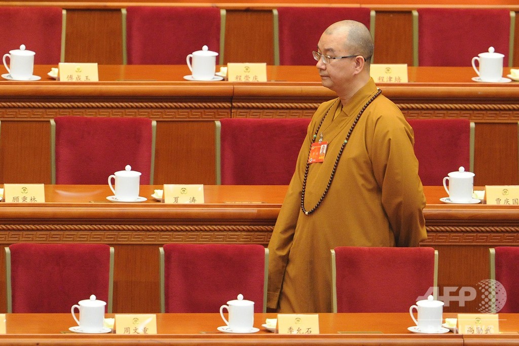 中国有名寺院の住職が尼僧らに性行為強要か、当局が調査開始 中国有名寺院の住職が尼僧らに性行為強要か、当局が調査開始