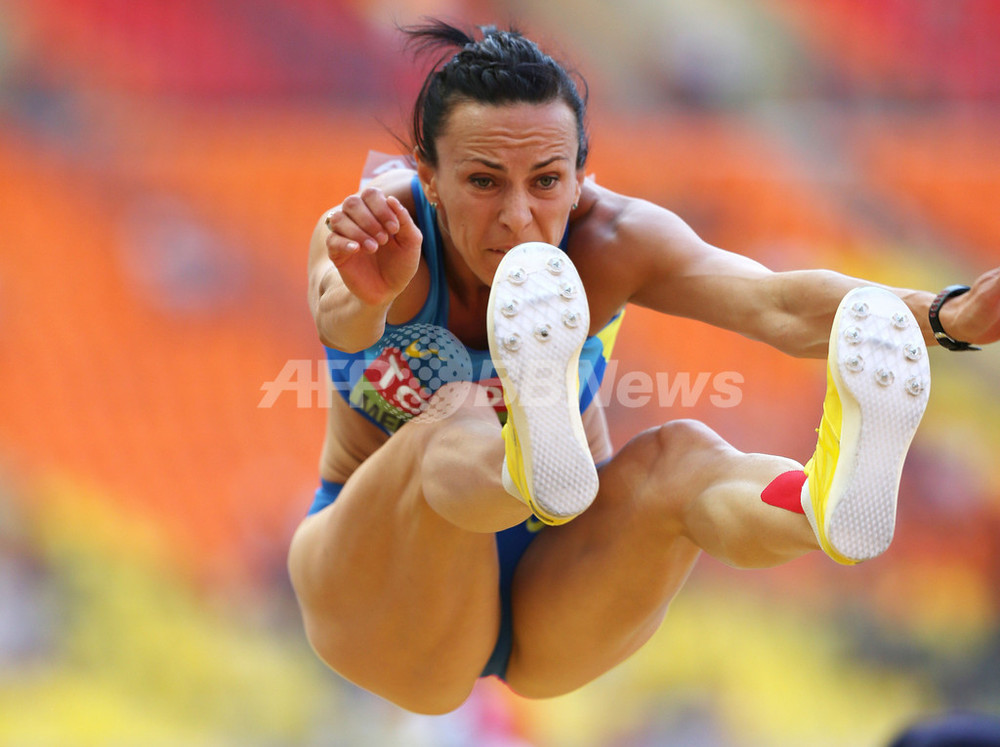 メルニチェンコが七種競技制す、イートンは夫婦で金ならず 第14回世界陸上 写真10枚 国際ニュース：AFPBB News