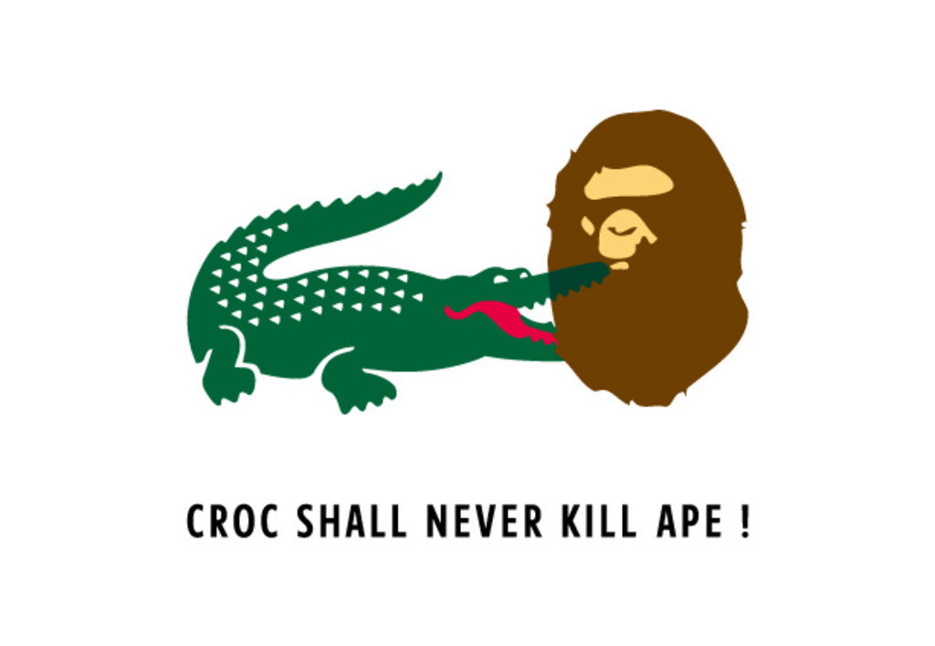 LACOSTE L!VE×A BATHING APE、28日から発売