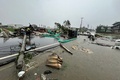 台風21号の被害を受けた台湾・花蓮県の様子。中央通信社（CNA）提供。（2024年10月31日撮影）。(c)CNA / AFP
