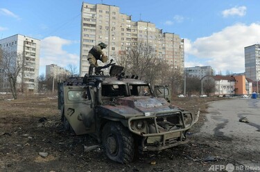 ウクライナ第2の都市、ロシア軍撃退 州知事 写真8枚 国際ニュース