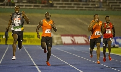 男子200メートルでもブレイクがボルトを抑え優勝、ジャマイカ選手権