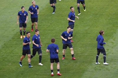 日本代表、ロシアW杯初陣コロンビア戦に向け最終調整
