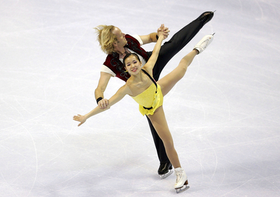 ＜07フィギュアスケート全米選手権＞井上怜奈／ジョン・ボルドウィン組 ショートプログラムを終えて首位につける - 米国