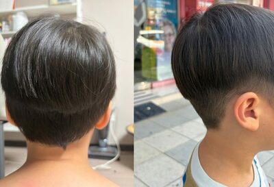 2度手直ししても髪は不ぞろい…韓国・子どものカットに美容師「頭が立体的だから仕方ない」