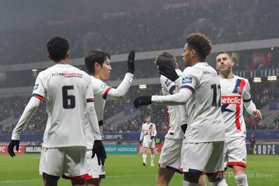 PSGがフランス杯8強、リールは2部クラブに屈す