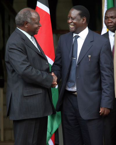 ケニア大統領と野党指導者、「連立政権」合意文書に正式調印