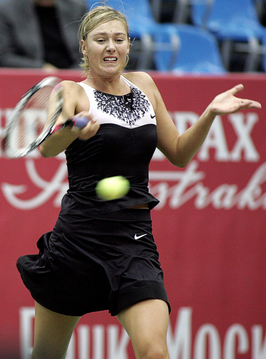 シャラポワ ジェネラリ・レディース2007への出場を辞退