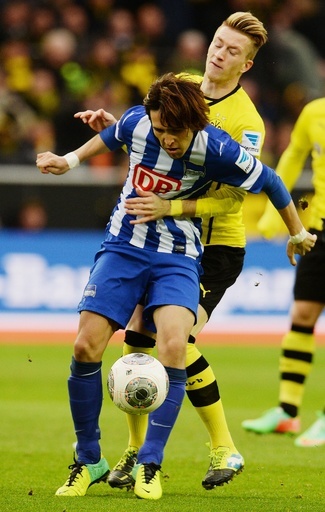 ドルトムント、ヘルタに敗れホームで3連敗