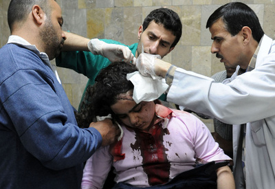 シリアの首都中心部で自爆攻撃、少なくとも15人死亡