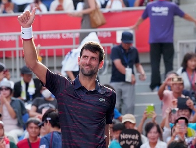 「僕は機械ではないけど…」 ジョコが50分圧勝で4強、楽天ジャパンOP