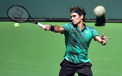 フェデラー、難関デルポトロをストレートで攻略 マイアミOP