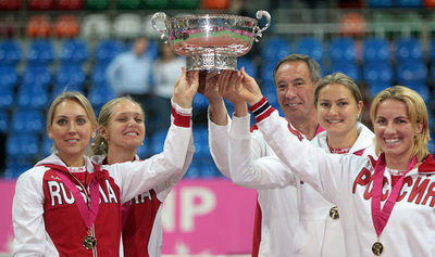 ロシアが3度目のフェドカップ優勝を果たす