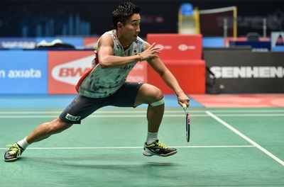 桃田が快勝でマレーシアOP決勝進出、地元の英雄と優勝かけた再戦へ