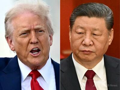 トランプ氏、中国の習主席から電話があったと主張 関税めぐり