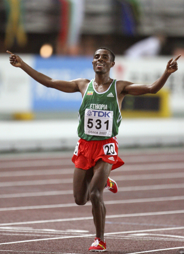 ベケレ 男子10000メートル3連覇