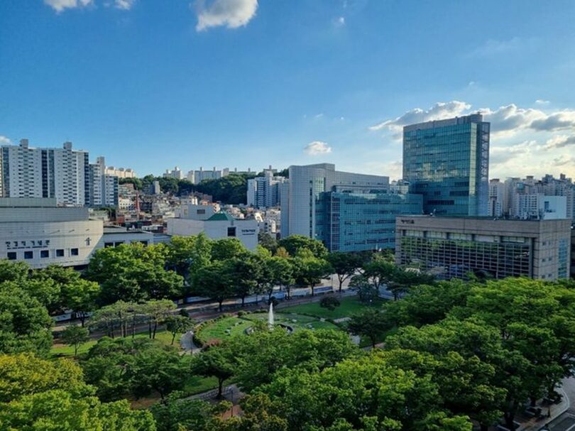 ソウルのある大学キャンパス=写真は記事の内容とは関係ありません(c)NEWSIS