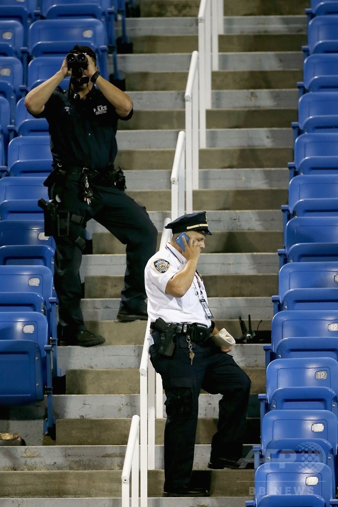 全米OP試合中のドローン落下事件で26歳の男を逮捕