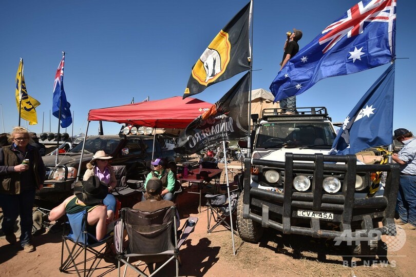 豪田舎町でピックアップトラックの祭典、6000台が集結