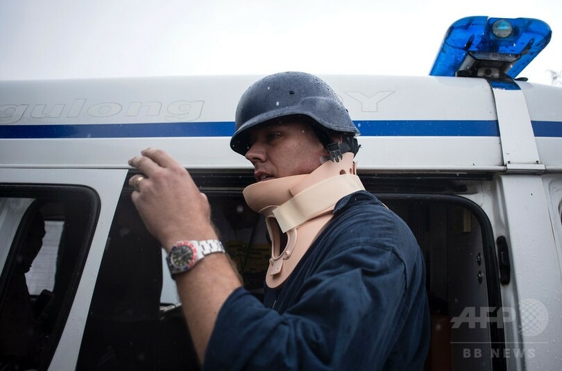 豪ジャーナリスト、比の戦闘地域で首に銃弾受けるも大事に至らず