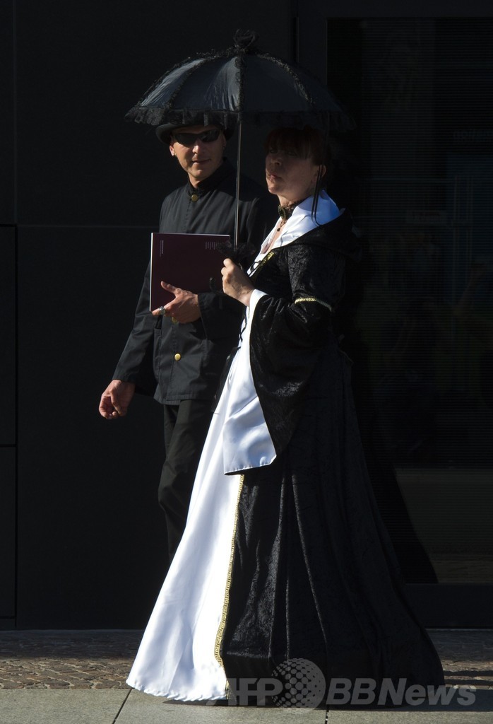 街中を染める黒衣装、ドイツでゴシックの祭典