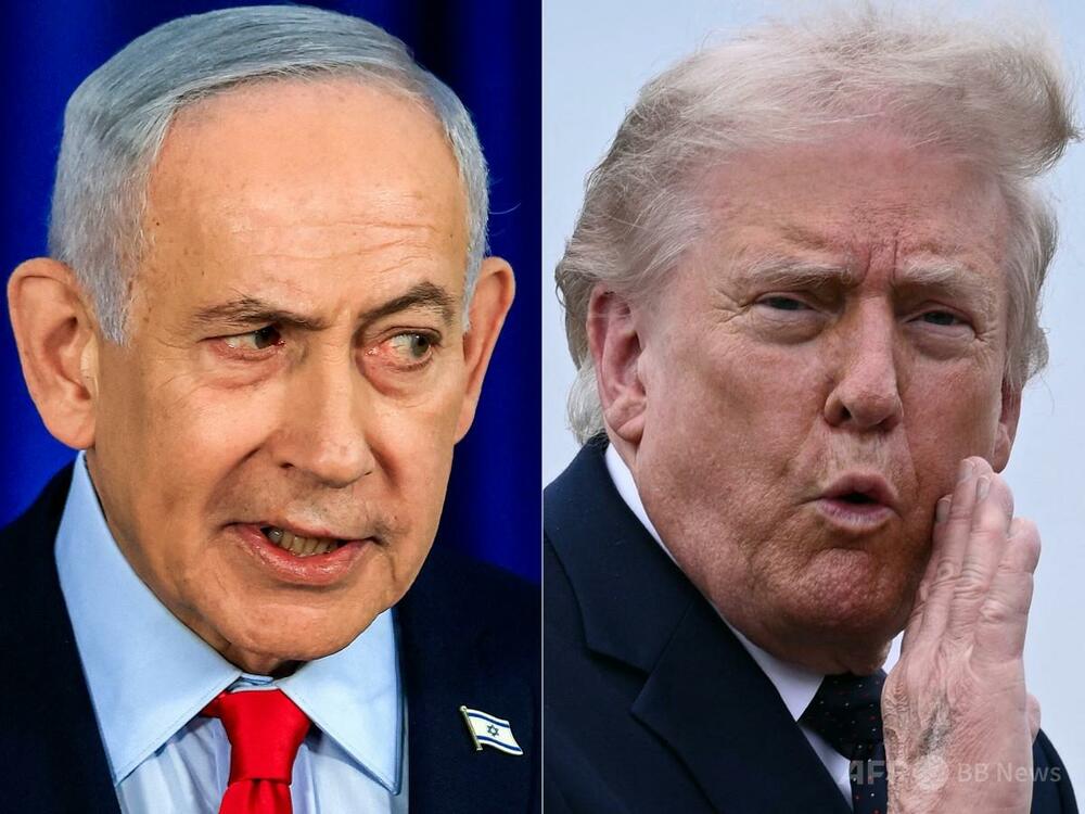 トランプ氏、ネタニヤフ氏への「完全に狂っている」発言認める