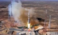カザフスタン・バイコヌール基地から打ち上げられたロシアの宇宙船ソユーズ。ロスコスモス提供（2021年10月5日撮影・公開）。(c)AFP PHOTO / Russian space agency Roscosmos