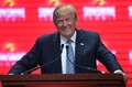 米フロリダ州オーランドで演説する、大統領選挙の共和党の候補者指名を争うドナルド・トランプ氏（2015年11月13日撮影、資料写真）。(c)AFP/Getty Images/Joe Raedle