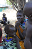 国連（UN）が公開した、南スーダン東部ジョングレイ（Jonglei）州ピボル（Pibor）での民族衝突を逃れてきた避難民たちの写真（2012年1月5日提供）。(c)AFP/UN/ISAAC BILLY