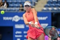 女子テニス、東レ・パンパシフィック・オープン、シングルス準々決勝。リターンを狙うケイティ・ボールター（2024年10月25日撮影）。(c)Richard A. Brooks / AFP