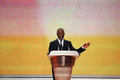 開会のあいさつを行う南アフリカのターボ・ムベキ（Thabo Mbeki）大統領。(c)AFP/ALEXANDER JOE