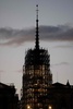 足場の解体が進む仏パリのノートルダム大聖堂（2024年2月12日撮影）。(c)Ludovic MARIN / AFP