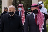 ヨルダン国王と王子、共に行事出席 「謀略」疑惑以降初