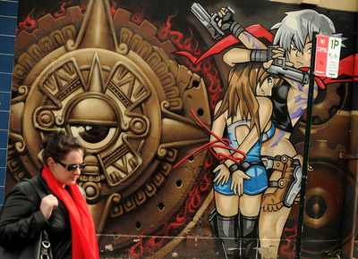 ちょこっと旅気分、「世界の壁画アート」編