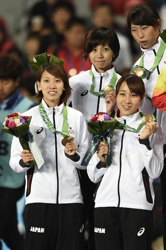 日本、女子4×100メートルリレーで銅 アジア大会