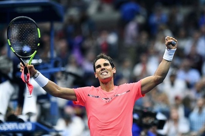 ナダル、圧勝で全米OP4強 次戦フェデラーと激突の可能性