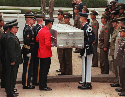 北朝鮮、米兵遺骨返還めぐる米朝協議に現れず