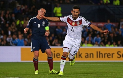 ドイツがスコットランド撃破、決勝点はギュンドアン 欧州選手権予選