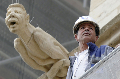 リヨン大聖堂に「イスラム教徒のガーゴイル」登場、地元で反発も