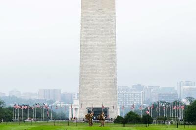 米首都で州兵の武器携行開始、トランプ氏の犯罪対策の一環