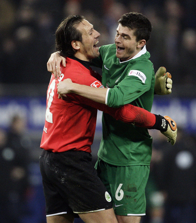 ボルフスブルク アウェーでハンブルガー下し4位浮上