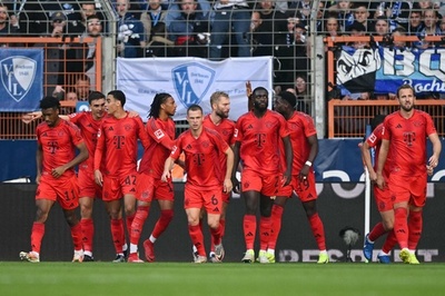 バイエルンが首位キープ、最下位ボーフムに5発大勝