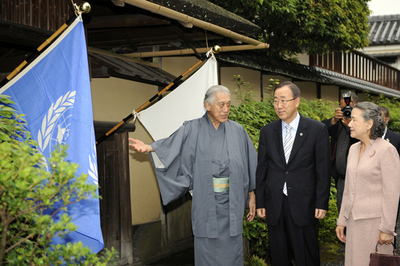 国連事務総長、アジア歴訪で初来日