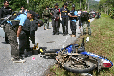 武装勢力が夫婦を射殺、夫の首を切断 タイ南部で